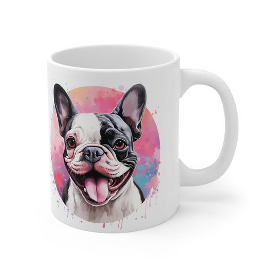 French Bulldog - Colored Backdrop - 1099