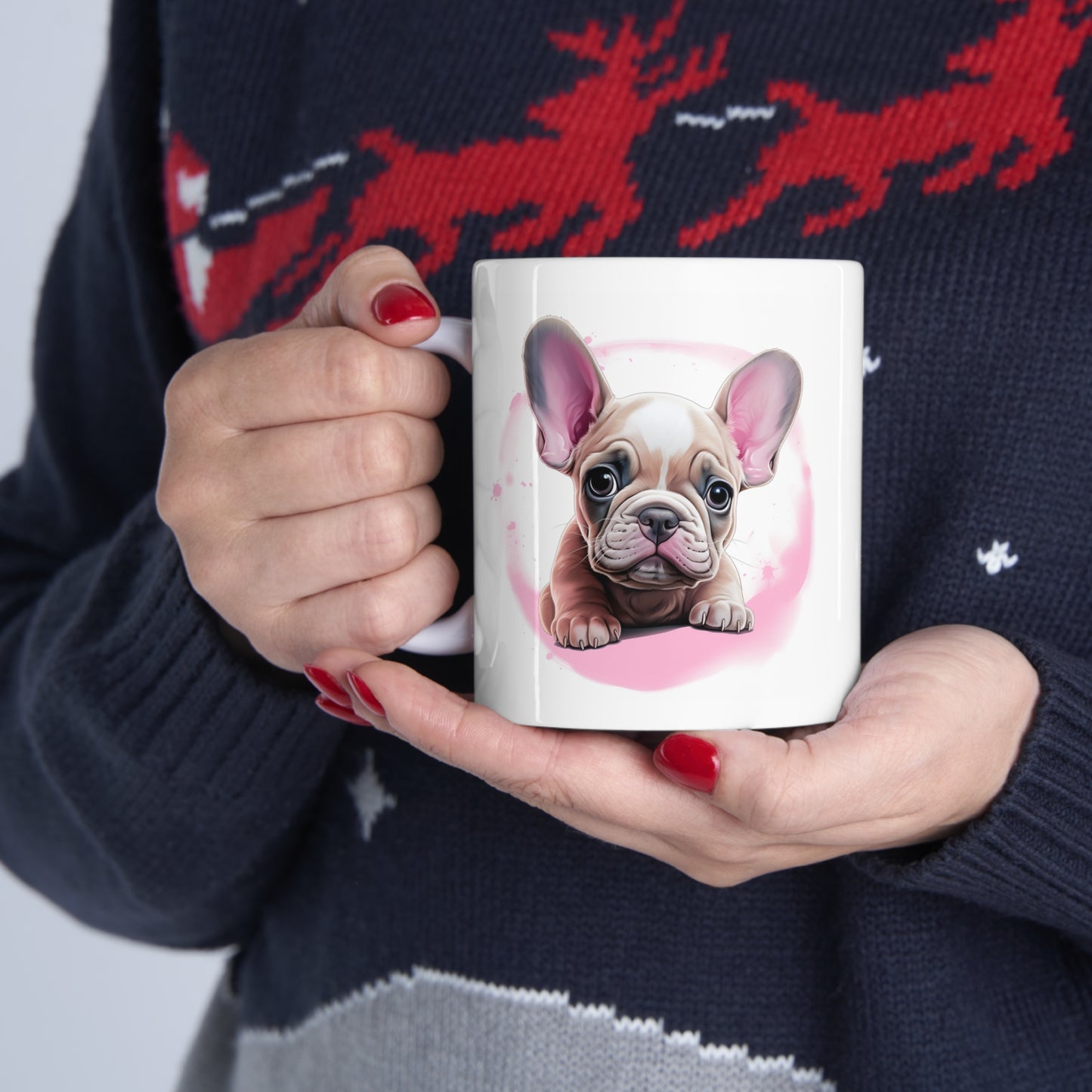 French Bulldog - Pink Accent