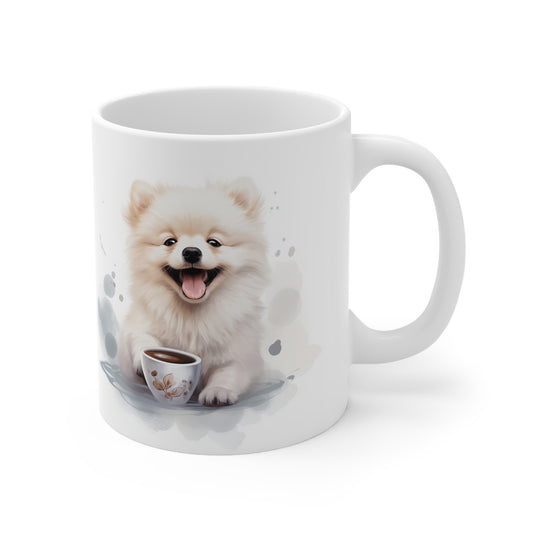 Pomeranian - Abstract Coffee