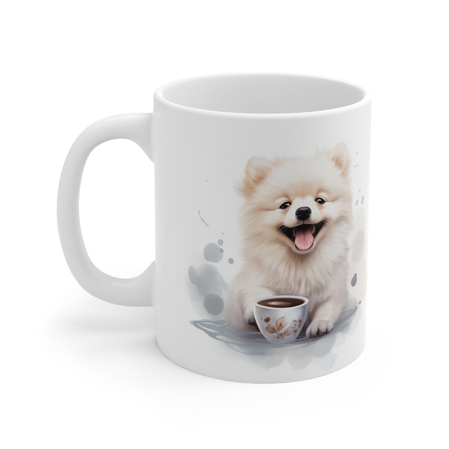 Pomeranian - Abstract Coffee