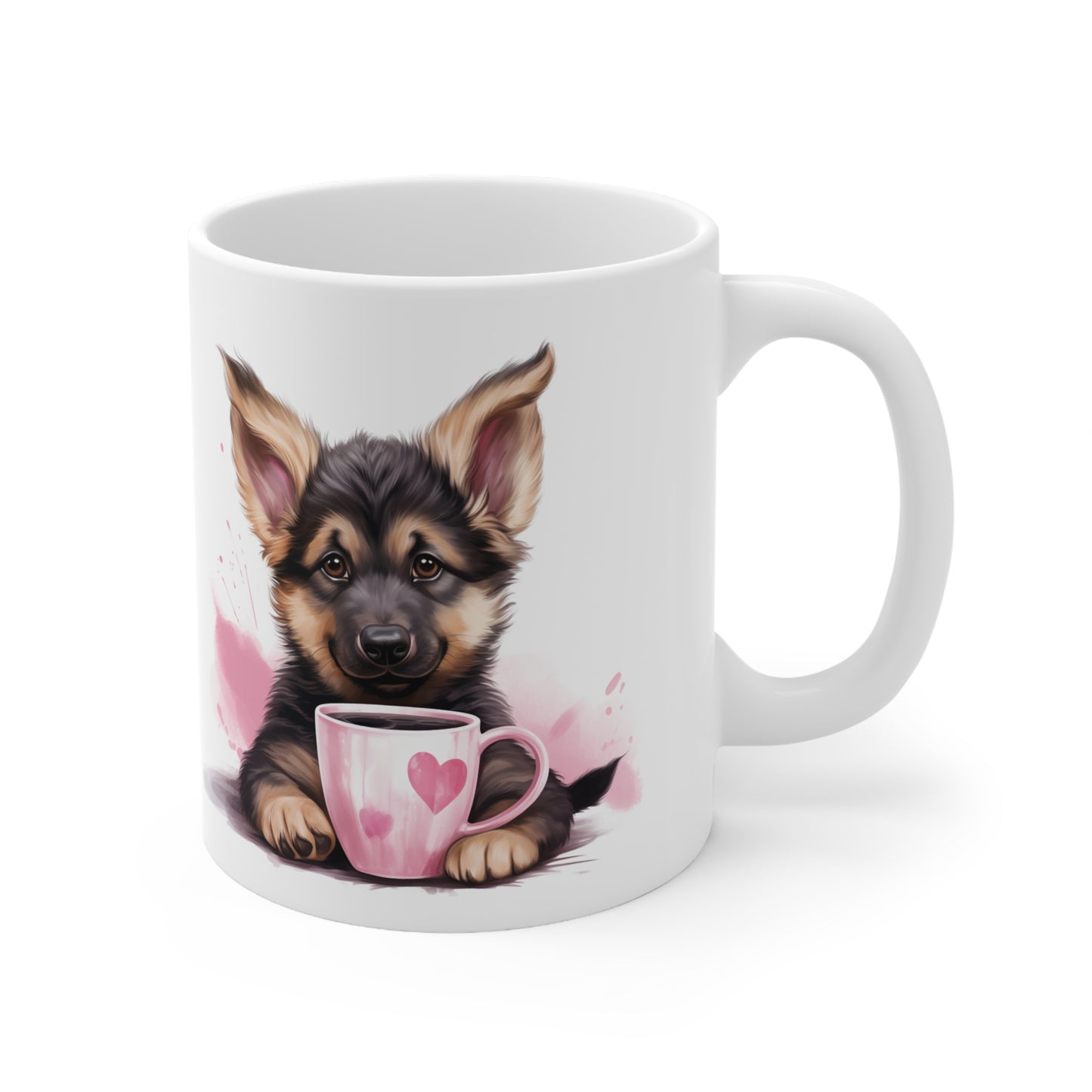 German Shepherd - Heart Mug