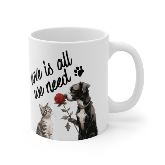 Pups and Mugs - Love is all we need.