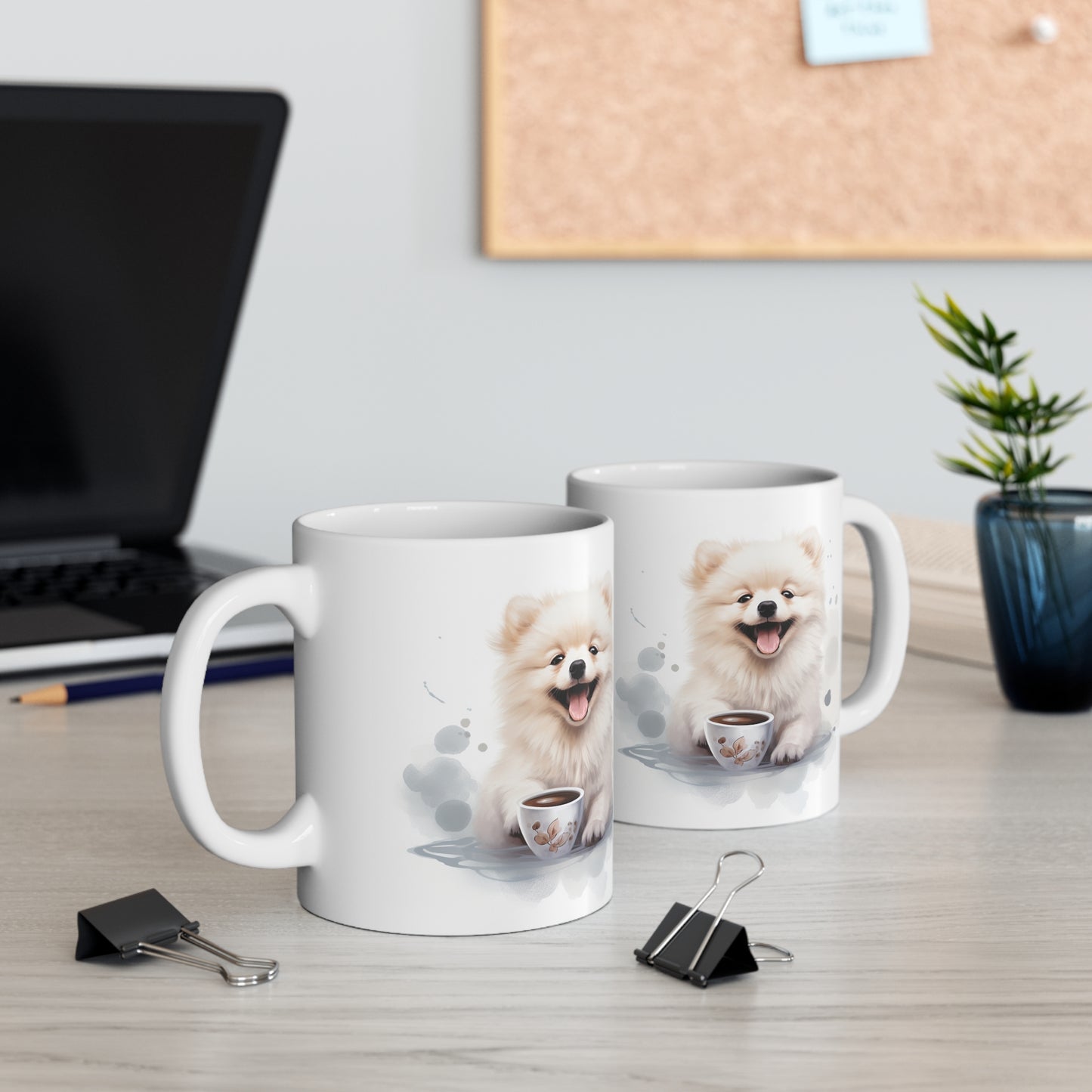 Pomeranian - Abstract Coffee