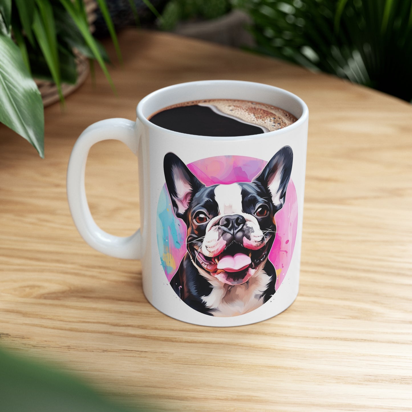 French Bulldog - Colored Backdrop