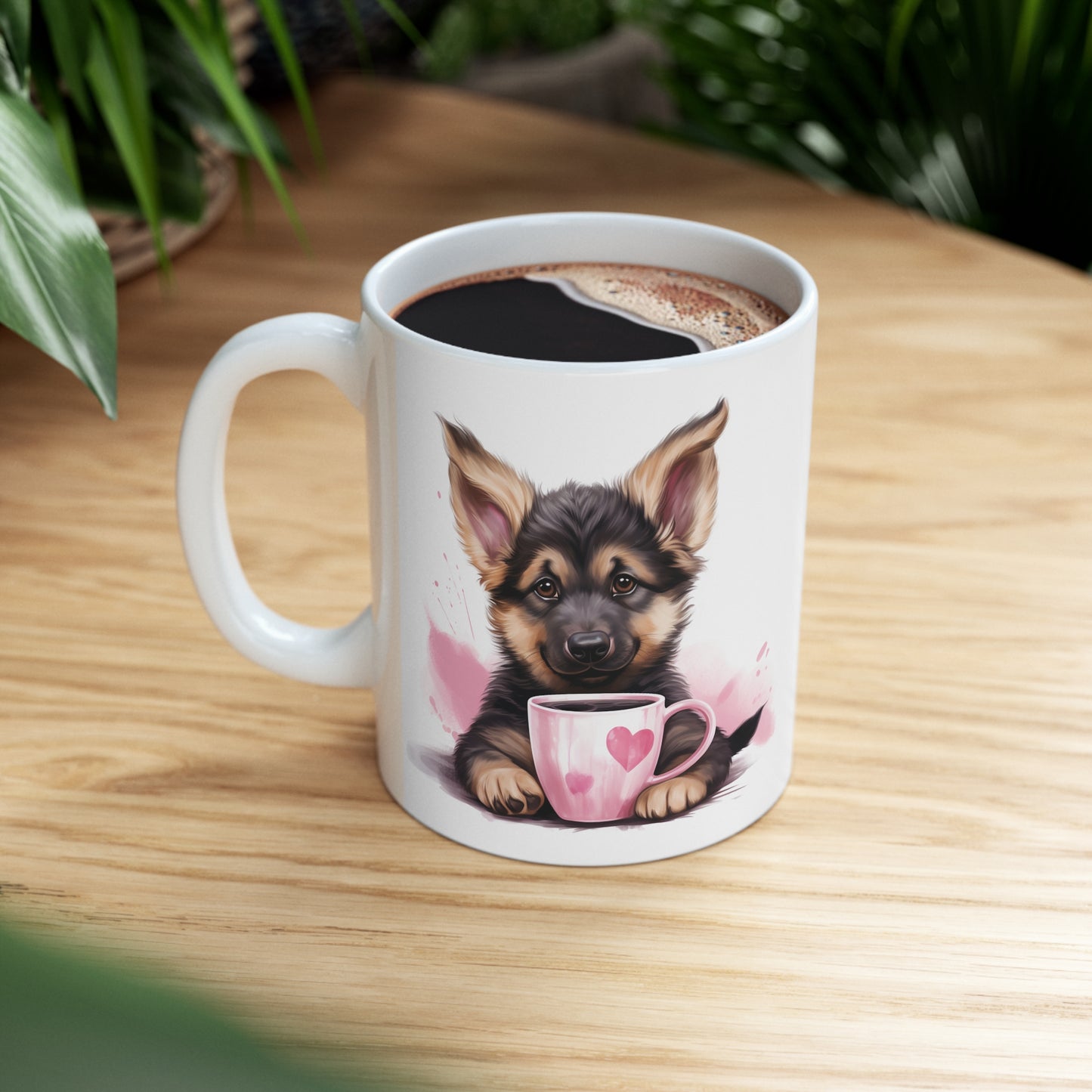 German Shepherd - Heart Mug