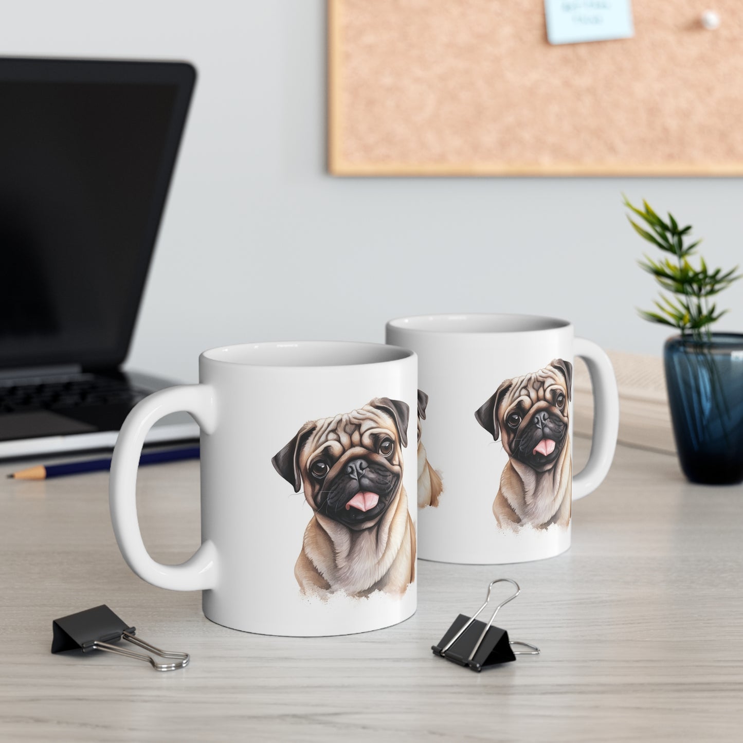 Pug ( Brown and Black)