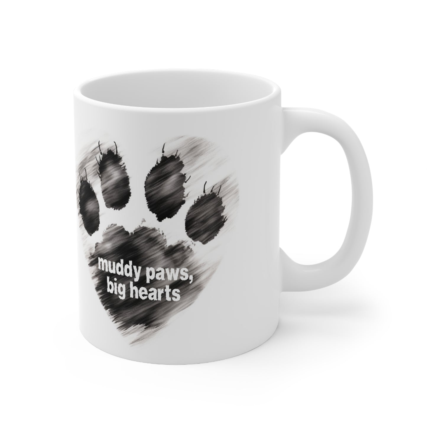 Pups and Mugs - Muddy Paws, Big Hearts