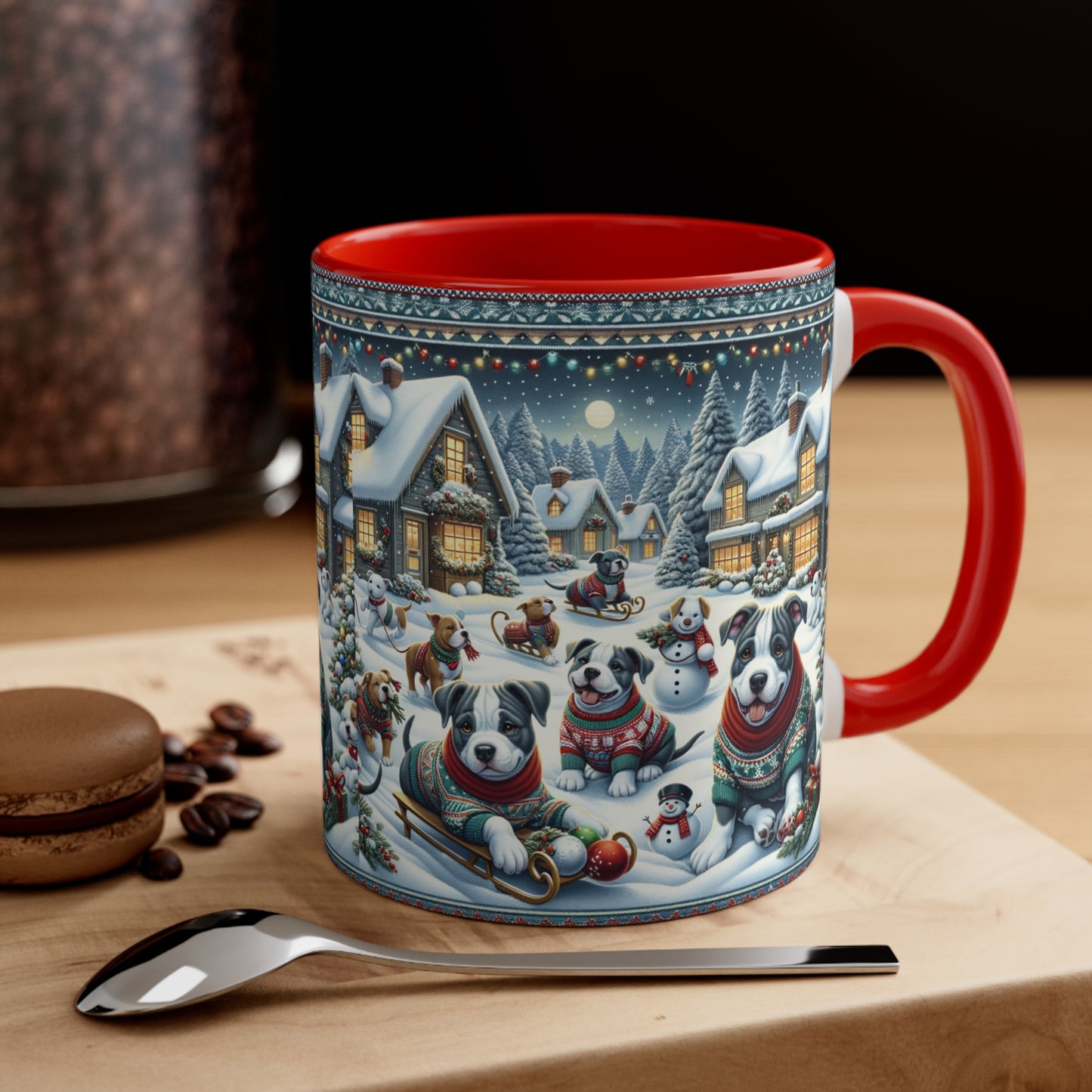 American Bulldog - Christmas Mug