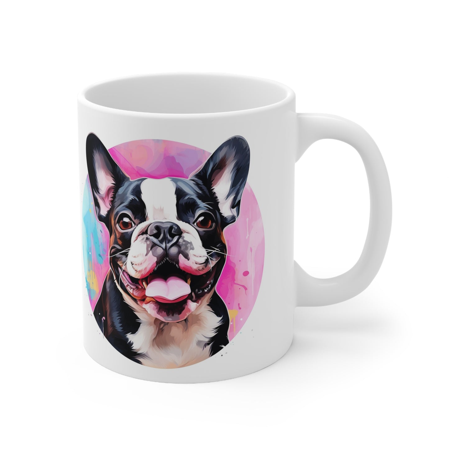 French Bulldog - Colored Backdrop