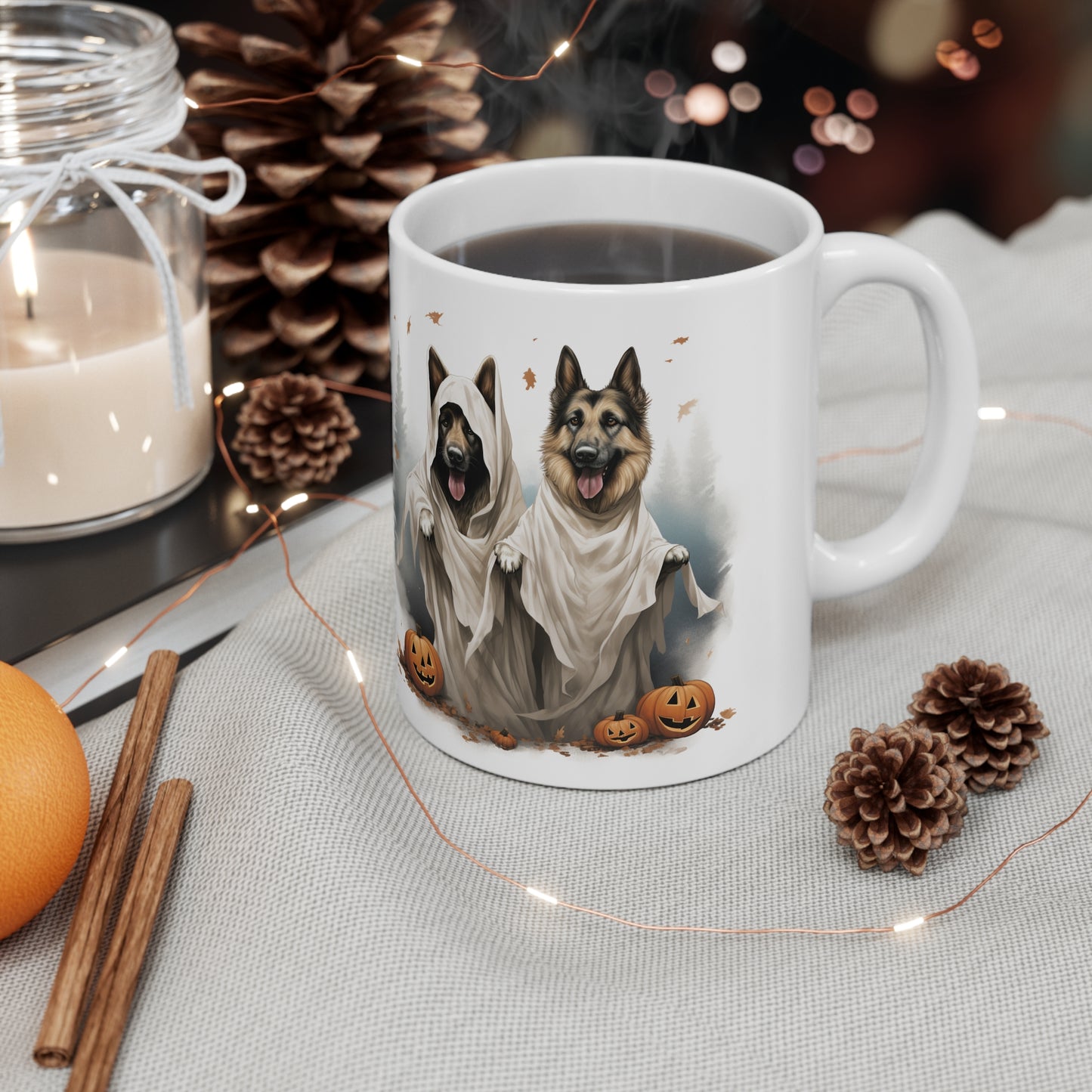 German Shepherd - Spooky Pooch Halloween Mug