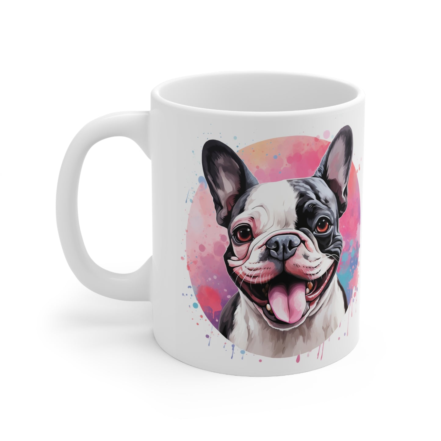 French Bulldog - Colored Backdrop - 1099