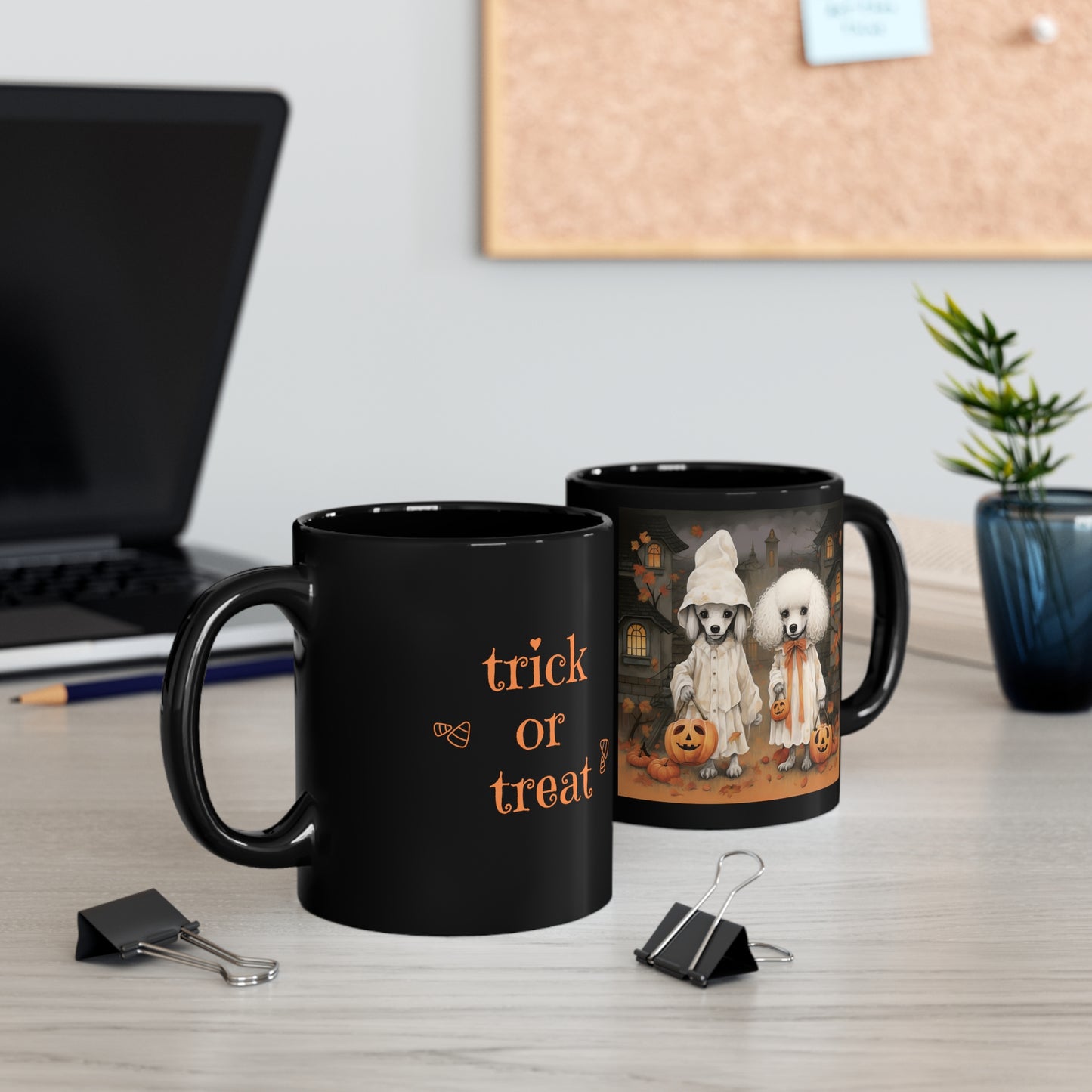 French Poodle - Spooky Pooch Halloween Mug