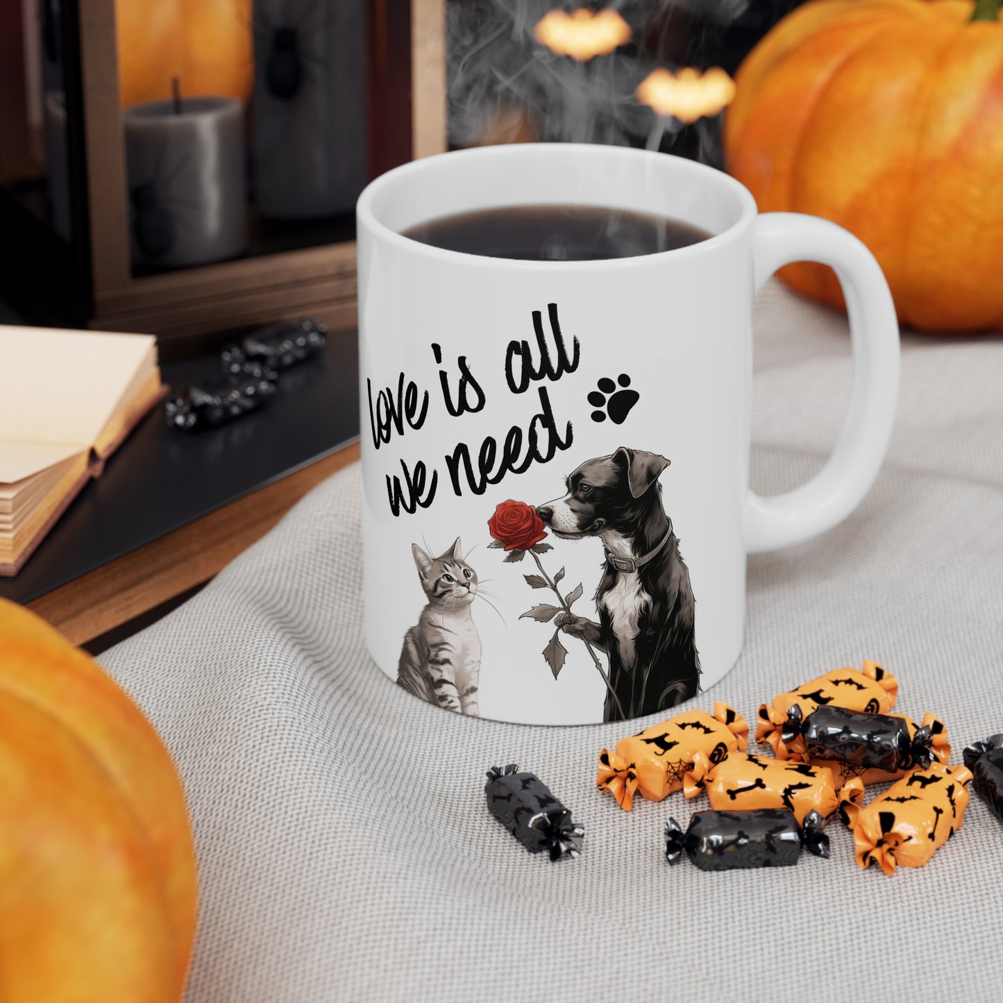 Pups and Mugs - Love is all we need.