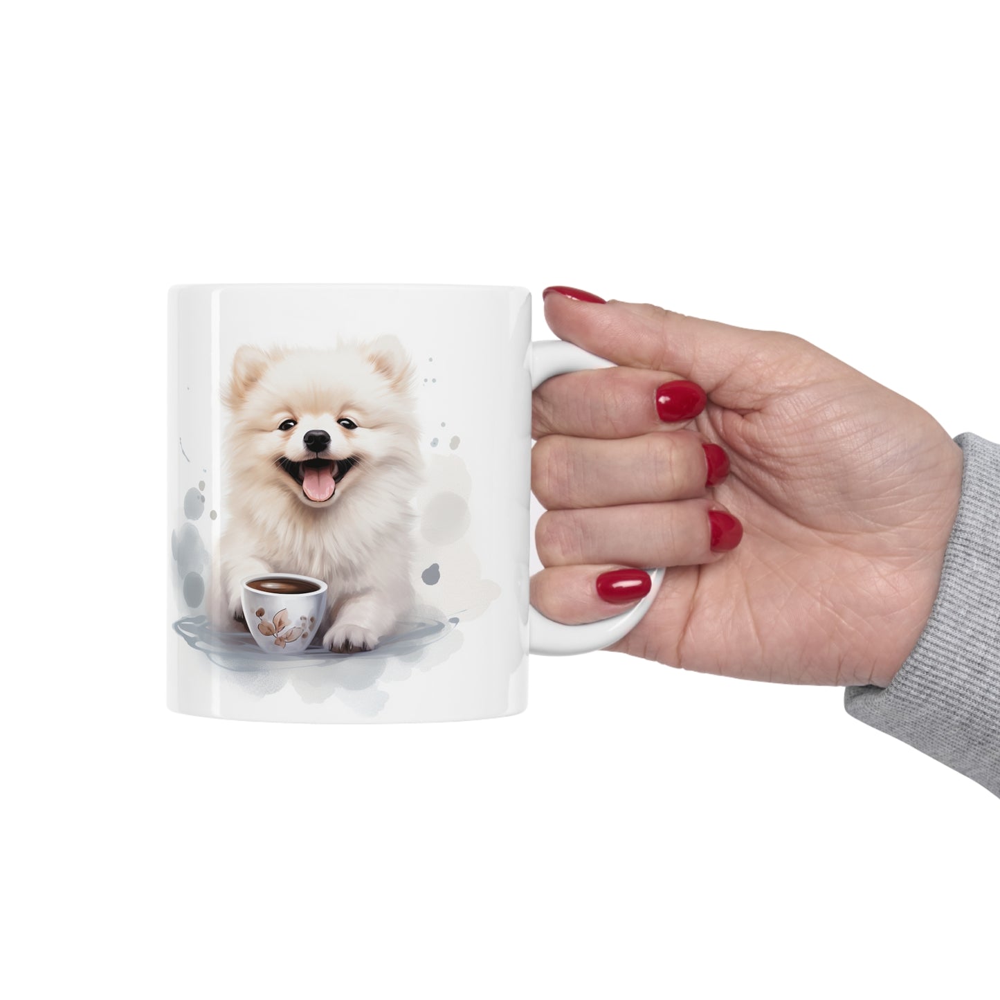 Pomeranian - Abstract Coffee