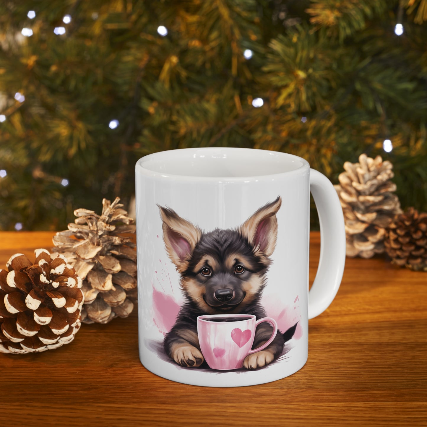 German Shepherd - Heart Mug