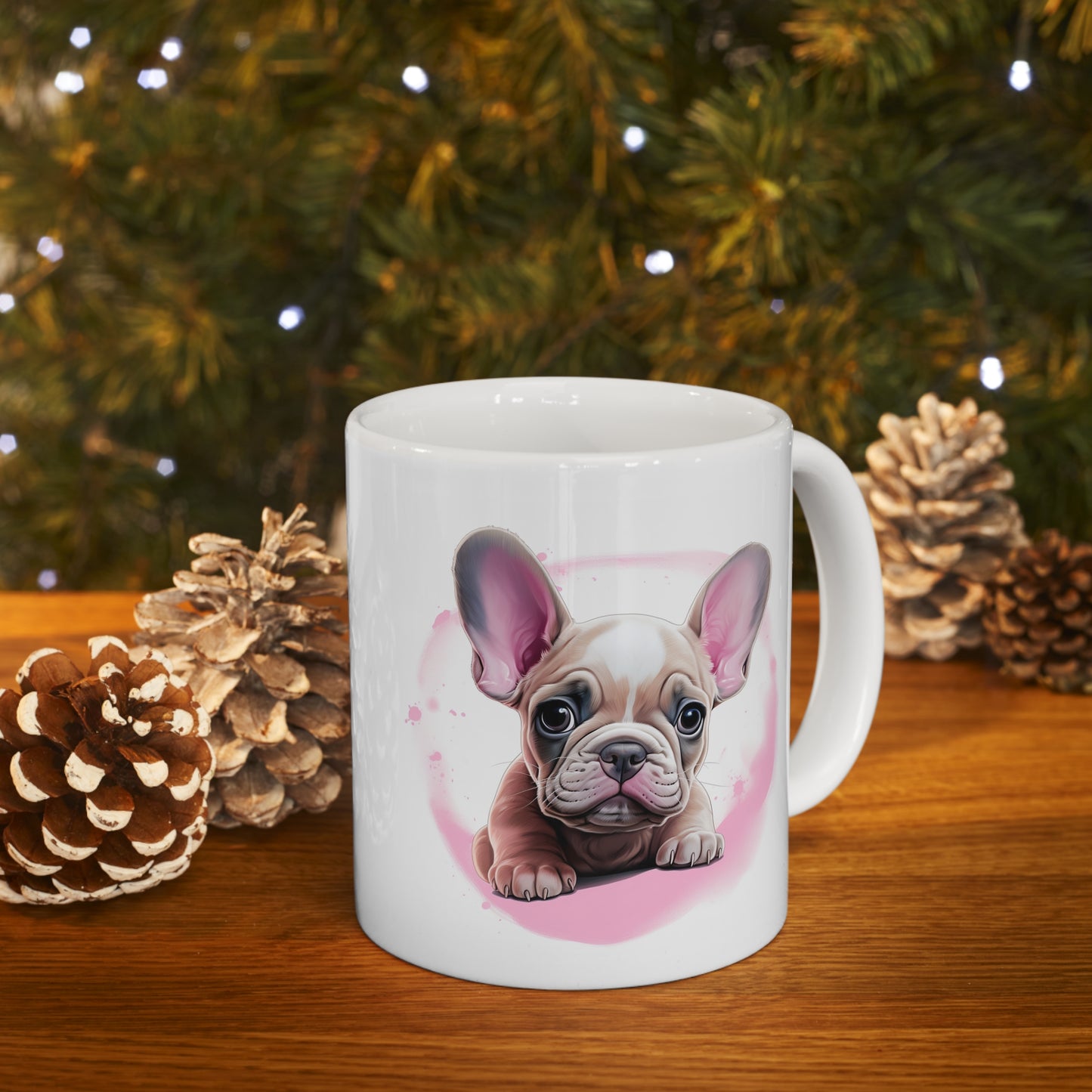 French Bulldog - Pink Accent