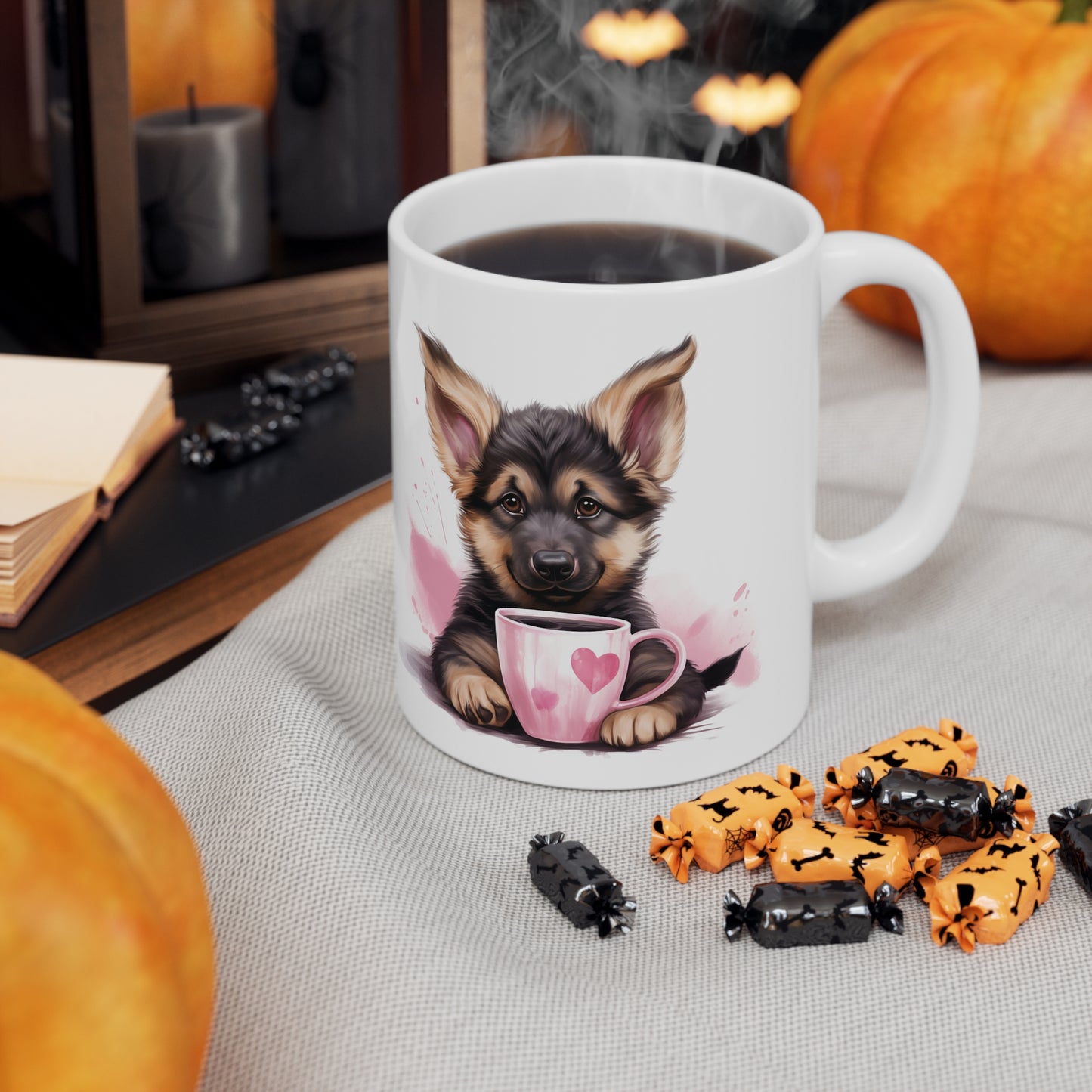 German Shepherd - Heart Mug