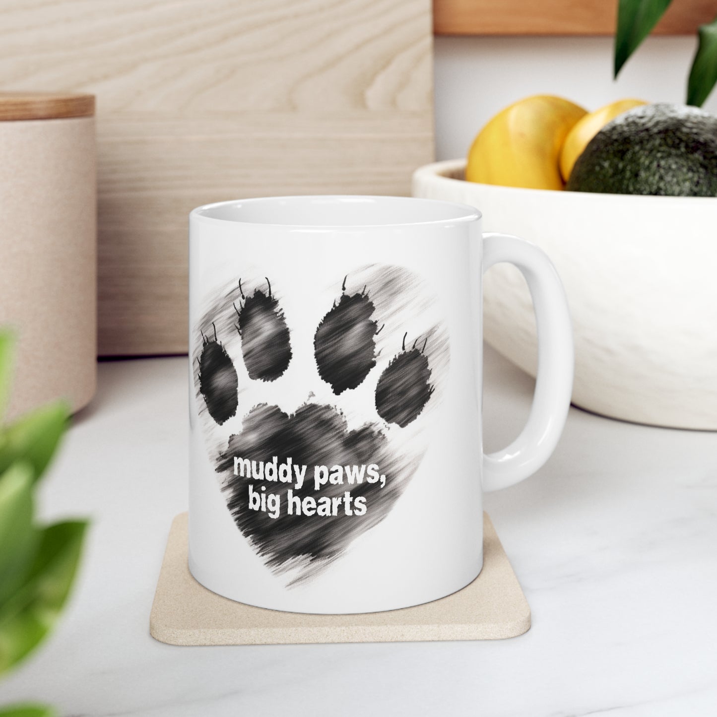 Pups and Mugs - Muddy Paws, Big Hearts