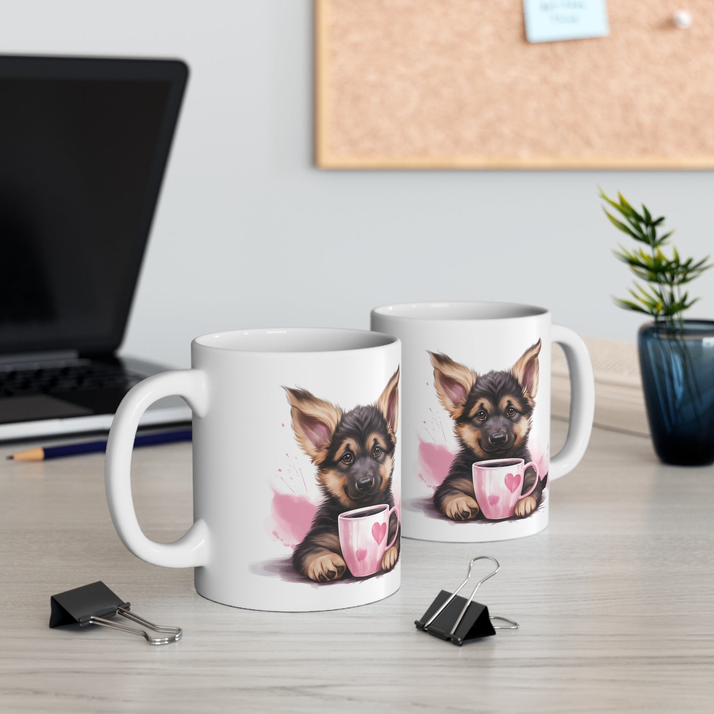 German Shepherd - Heart Mug