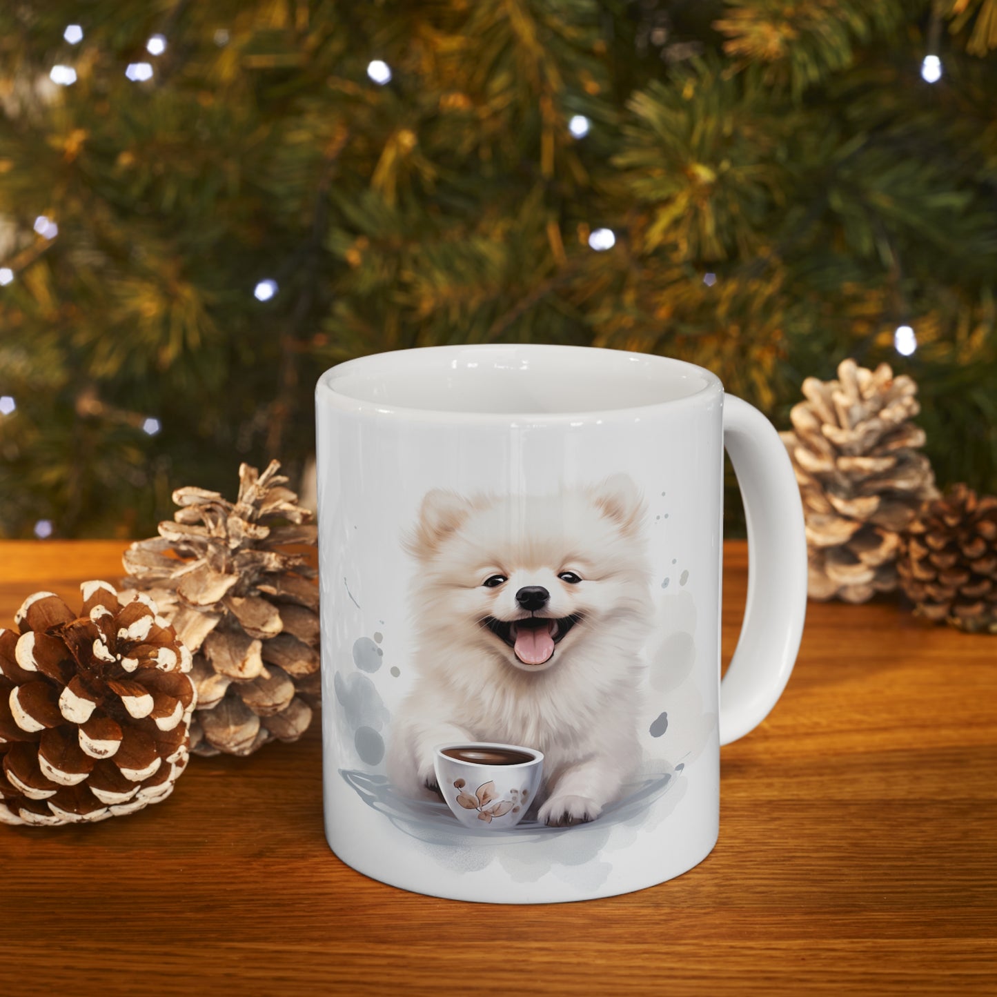 Pomeranian - Abstract Coffee