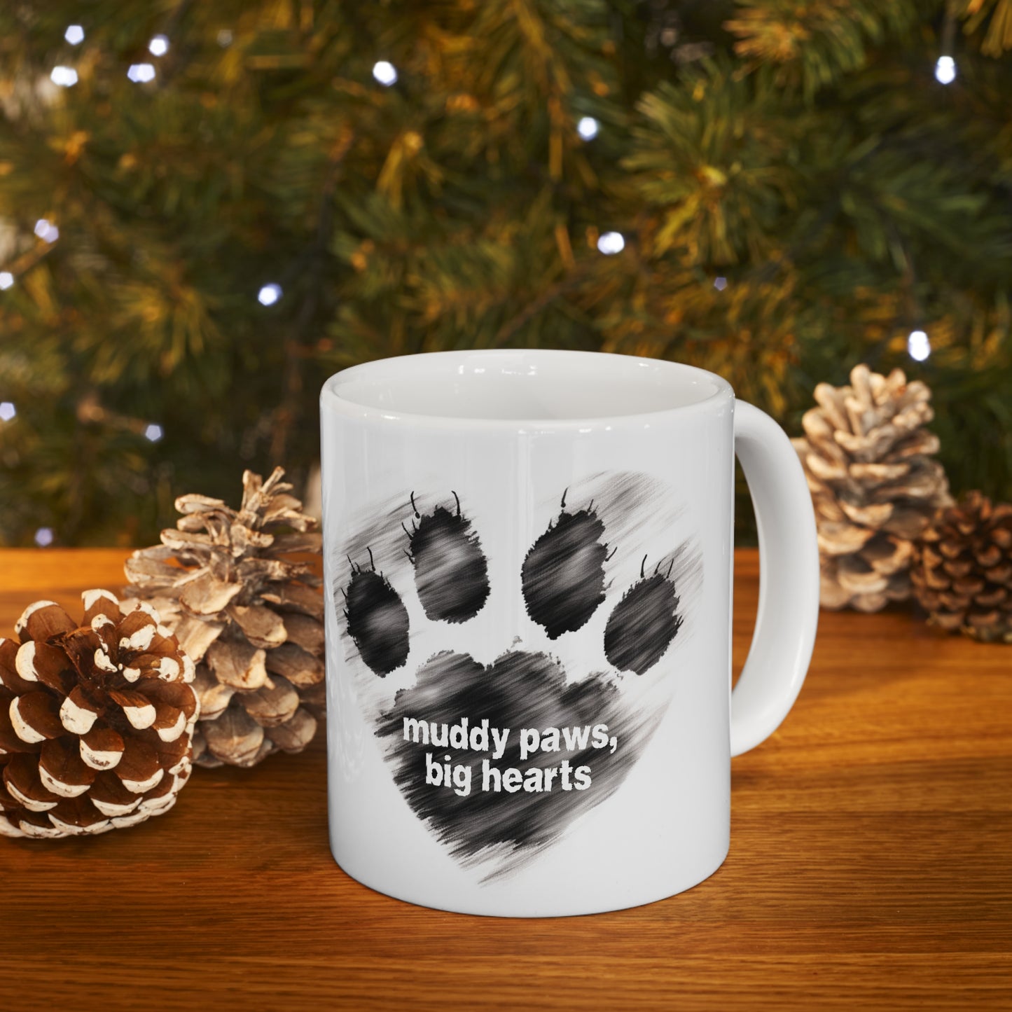 Pups and Mugs - Muddy Paws, Big Hearts