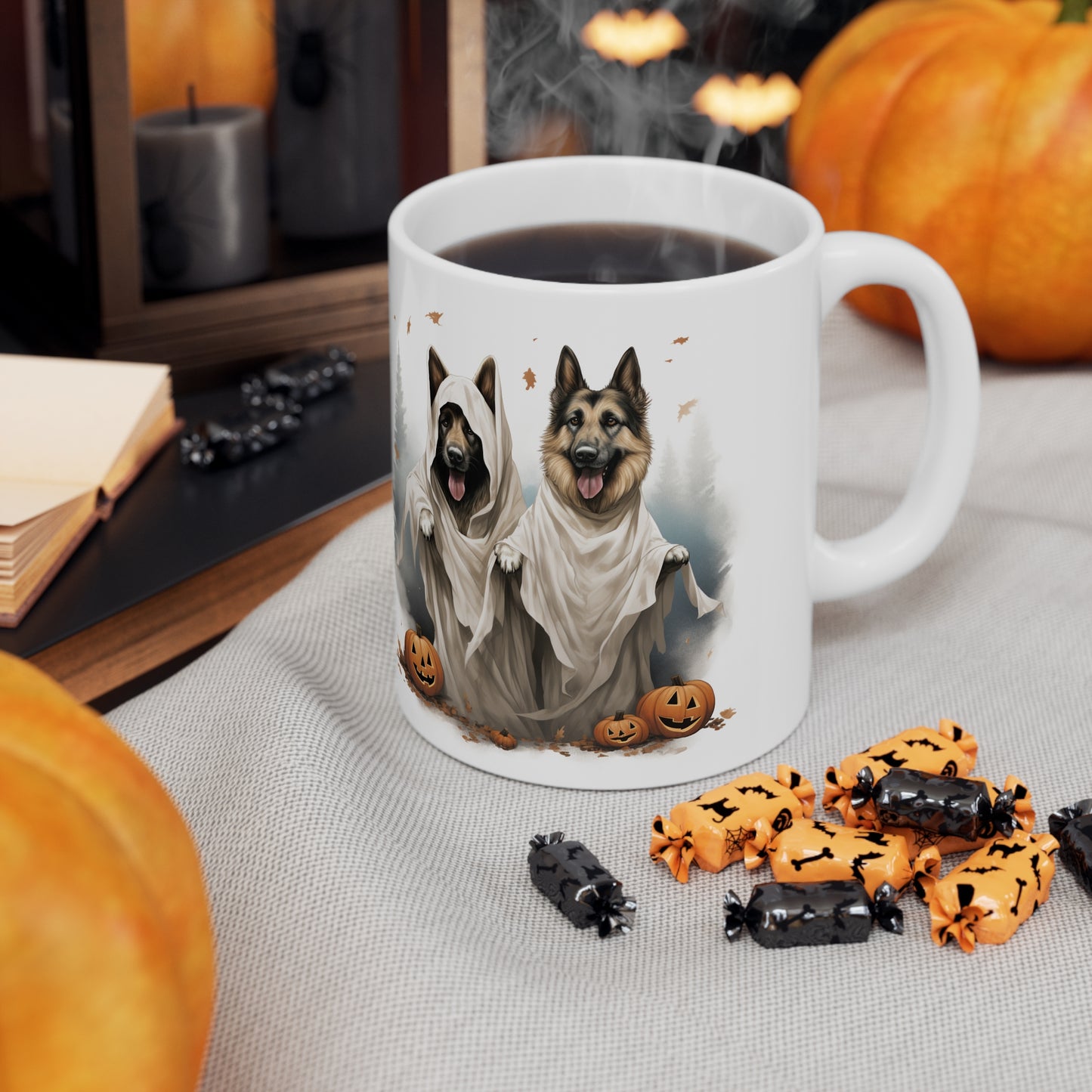 German Shepherd - Spooky Pooch Halloween Mug