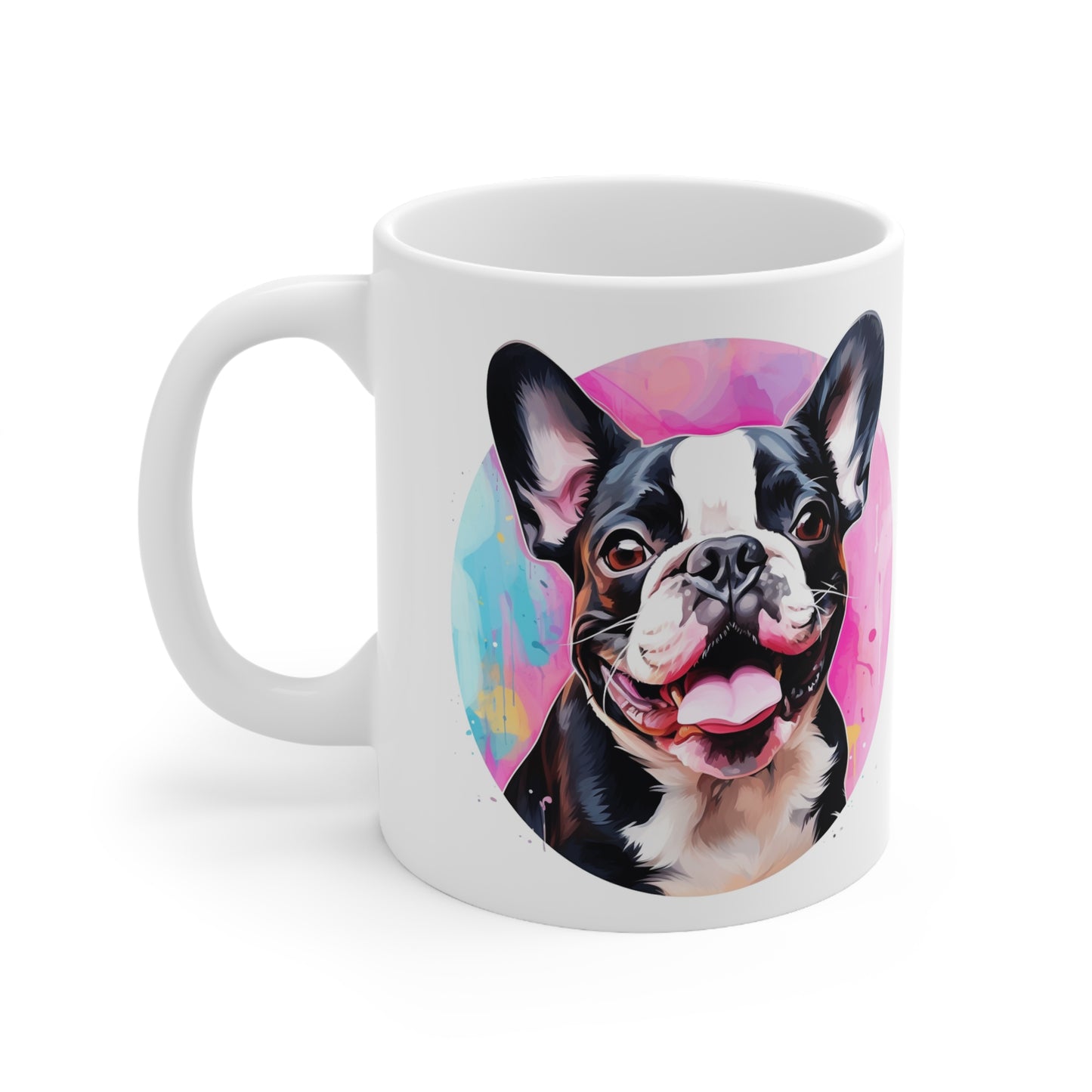 French Bulldog - Colored Backdrop