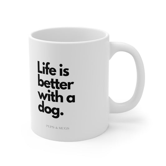 Pups and Mugs - Life is better with a dog.