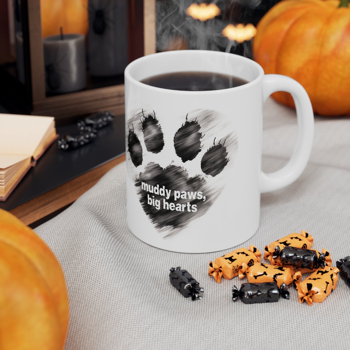 Pups and Mugs - Muddy Paws, Big Hearts