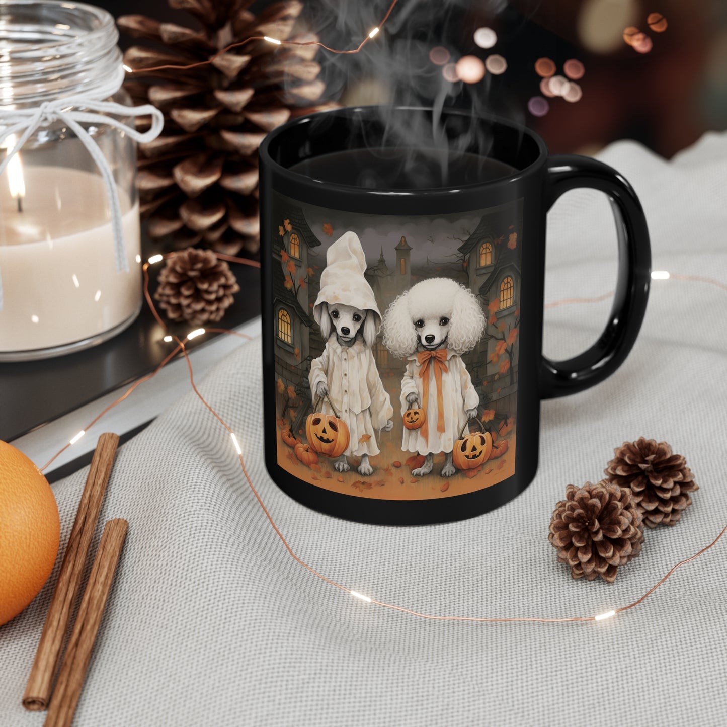 French Poodle - Spooky Pooch Halloween Mug