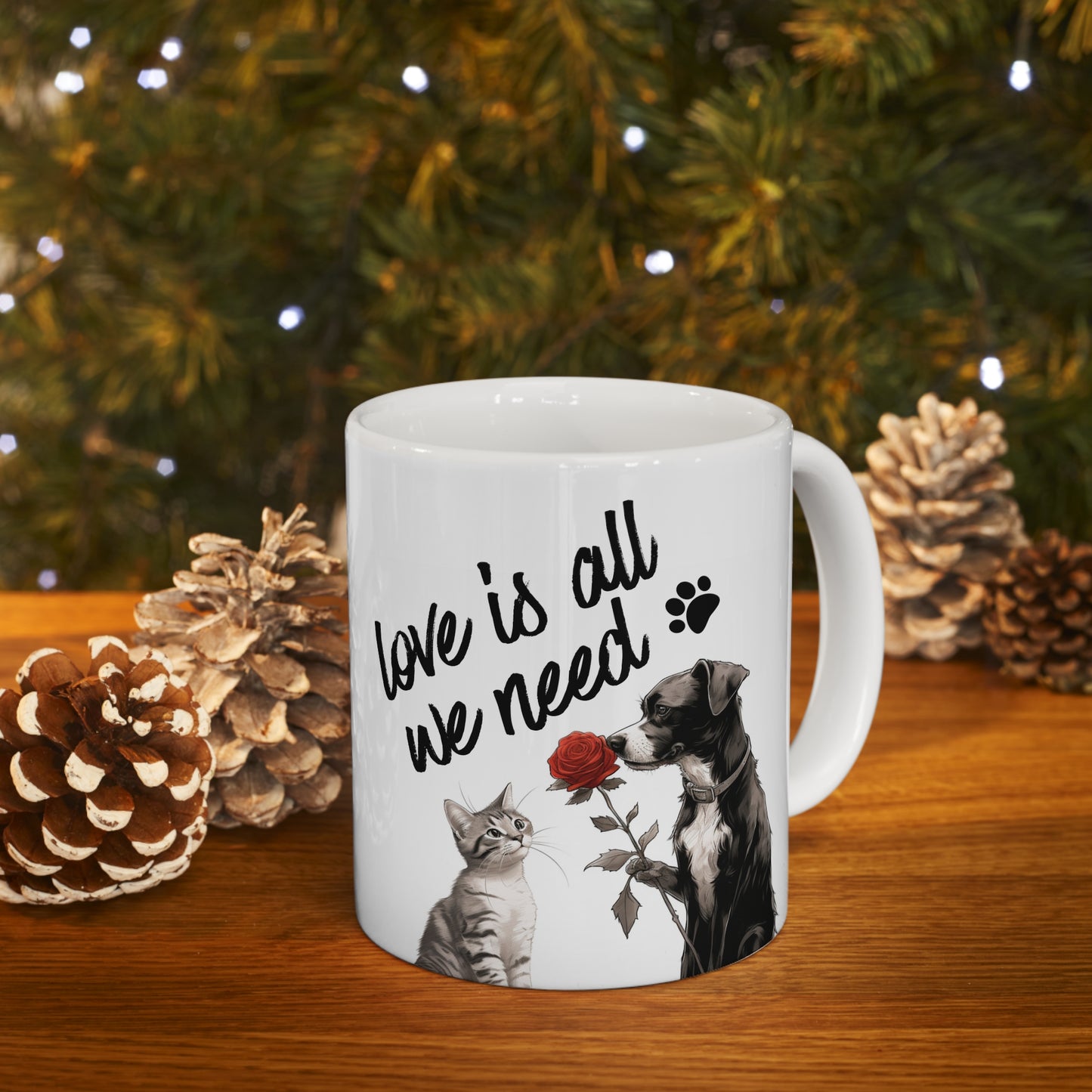 Pups and Mugs - Love is all we need.