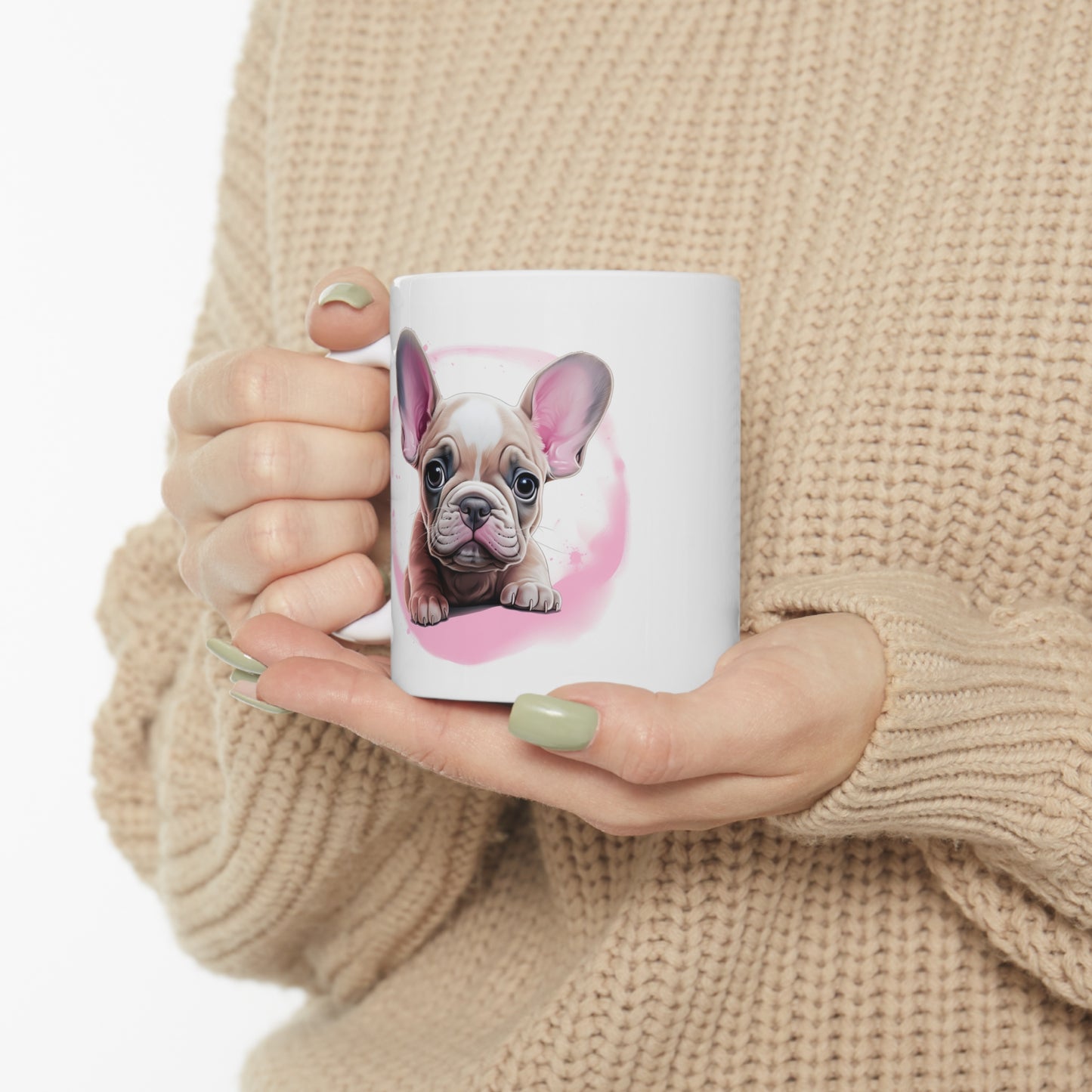 French Bulldog - Pink Accent