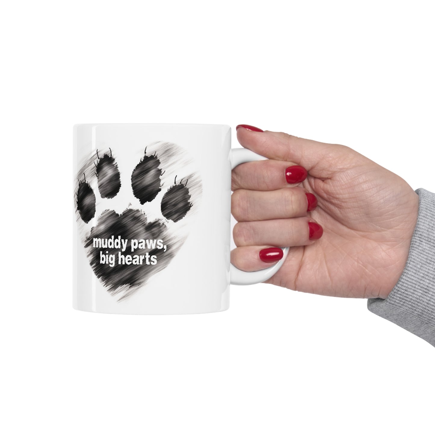 Pups and Mugs - Muddy Paws, Big Hearts