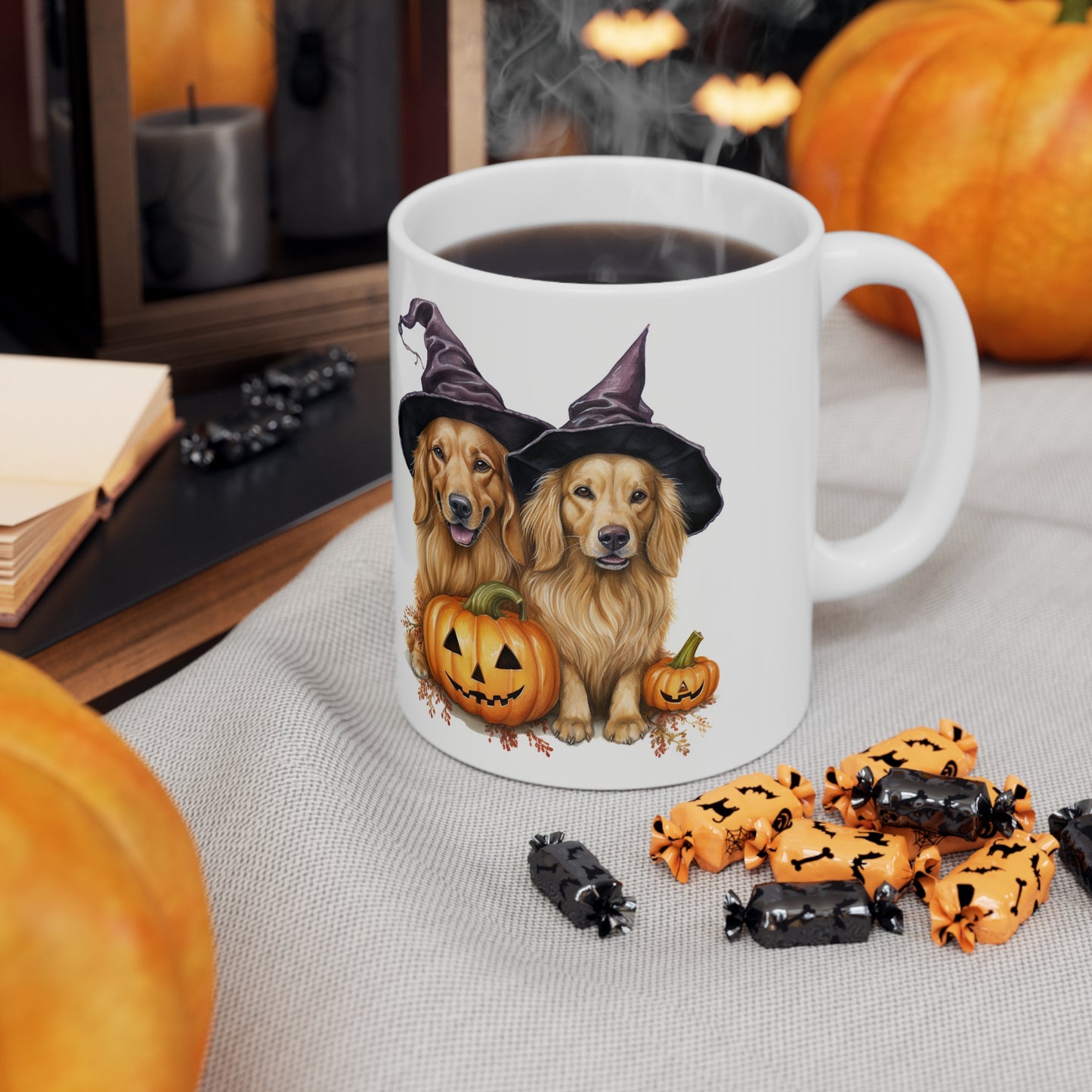 Golden Retriever - Spooky Pooch Halloween Mug