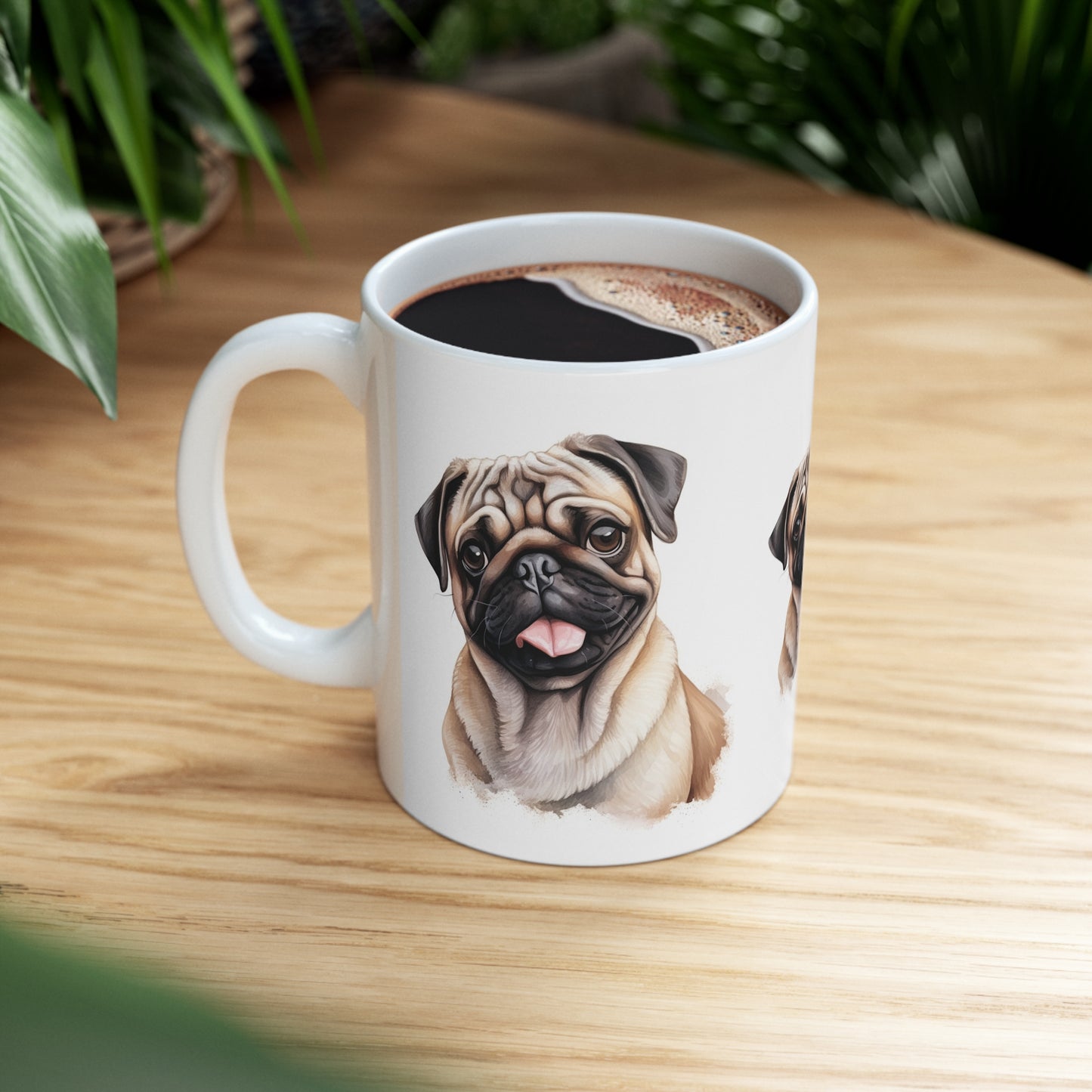 Pug ( Brown and Black)