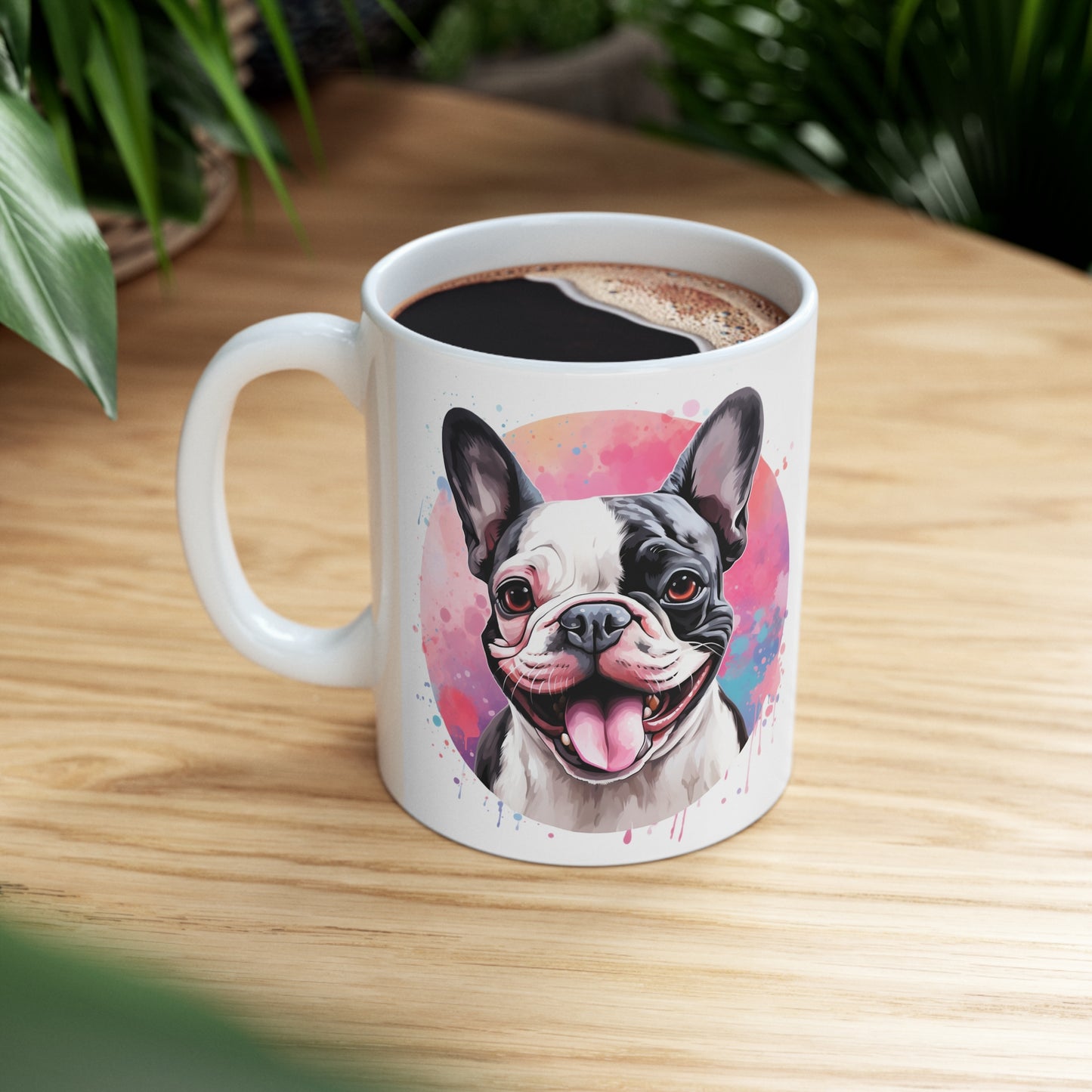 French Bulldog - Colored Backdrop - 1099