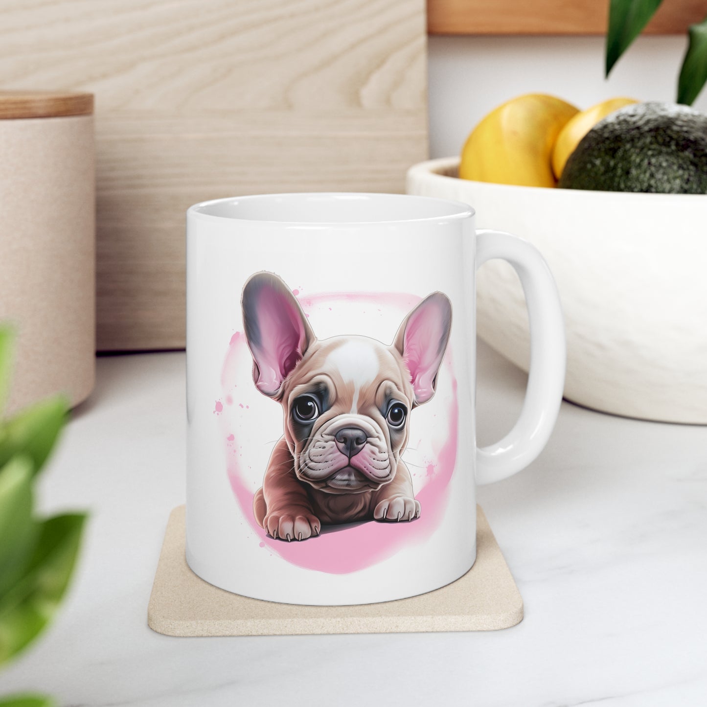 French Bulldog - Pink Accent