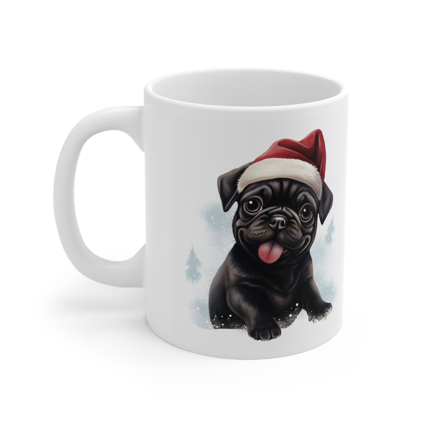 Pug -  Christmas Pup (Black)