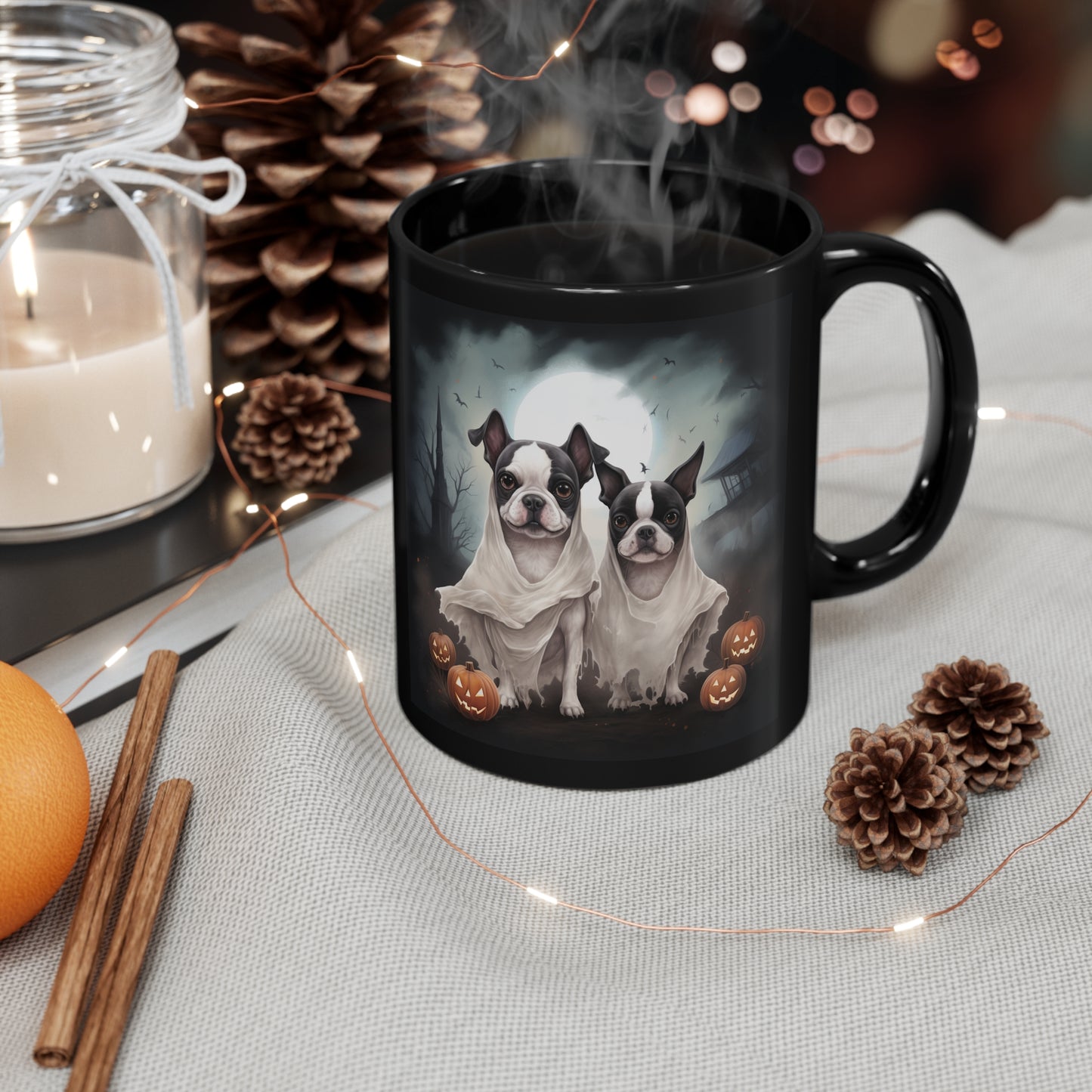 Boston Terrier - Spooky Pooch Halloween Mug