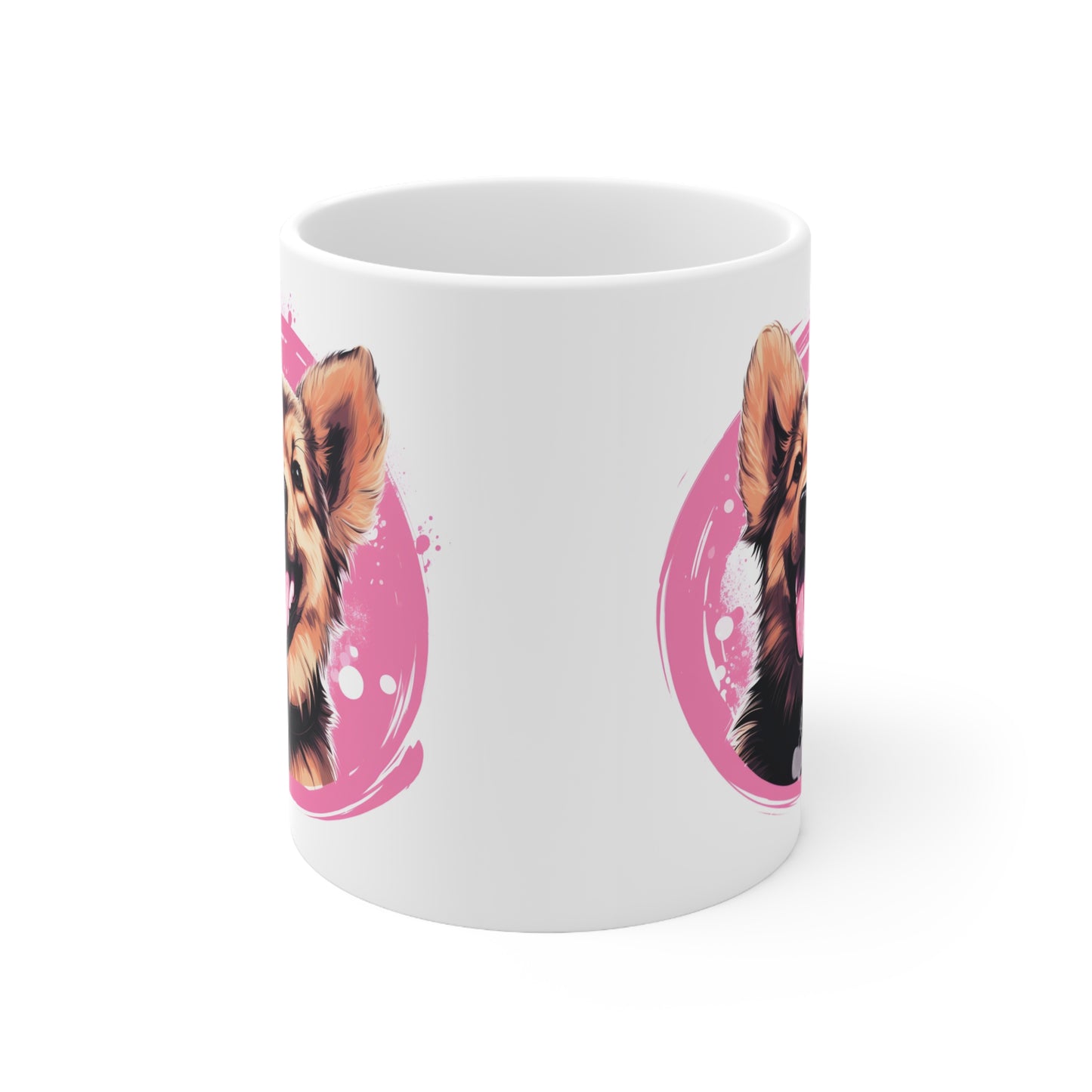 German Shepherd - Pink Mug