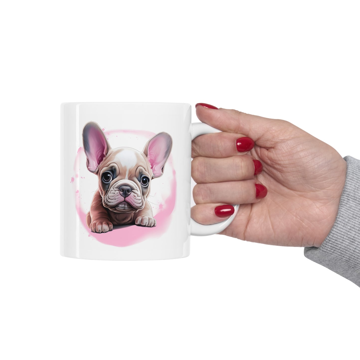 French Bulldog - Pink Accent