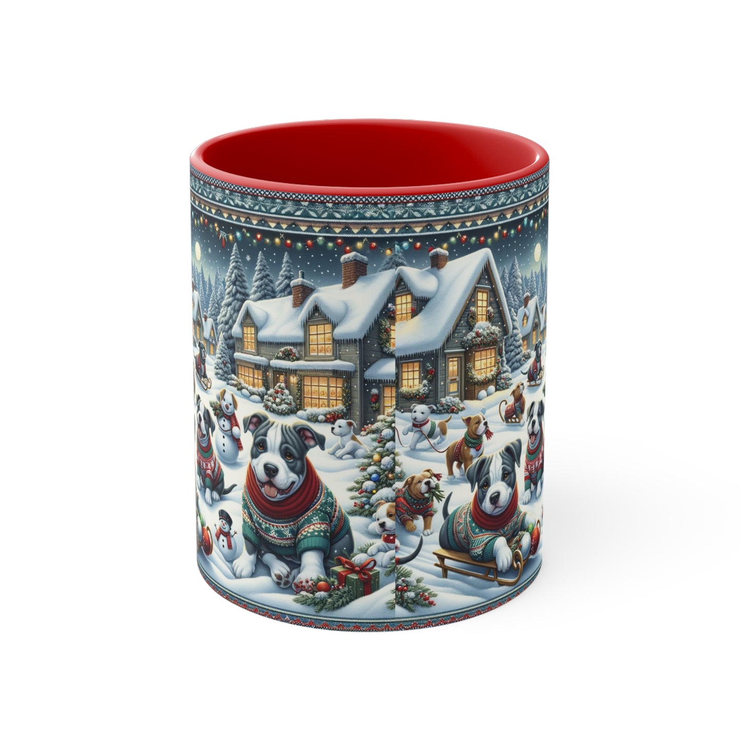 American Bulldog - Christmas Mug